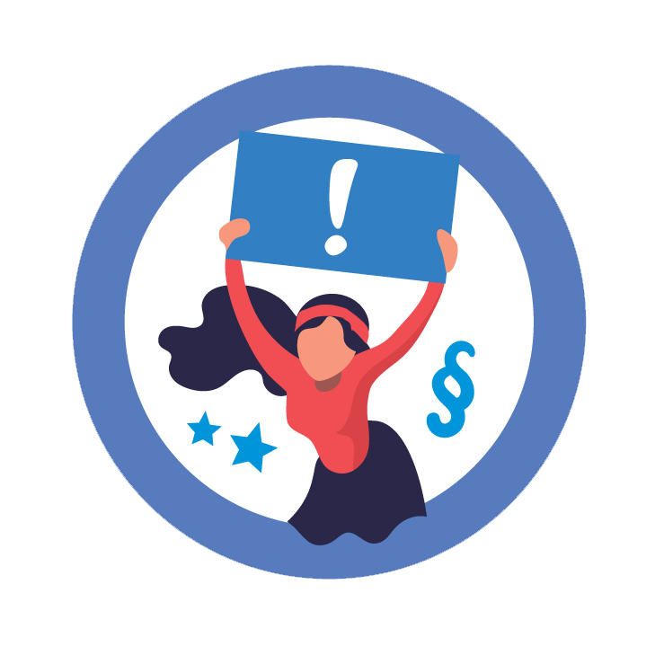 Icon Demokratie und Menschenrechte